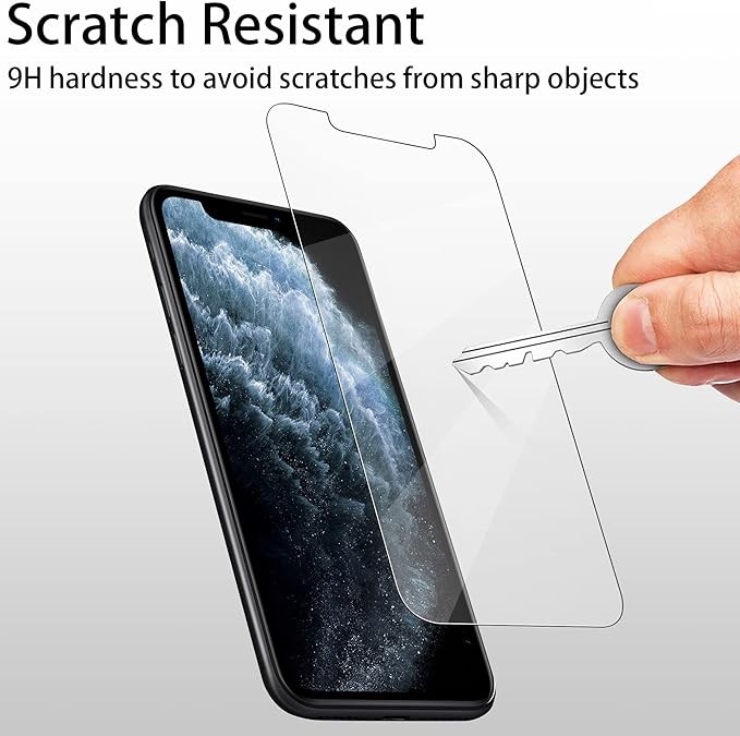 2x iPhone XS Glass Screen Protector