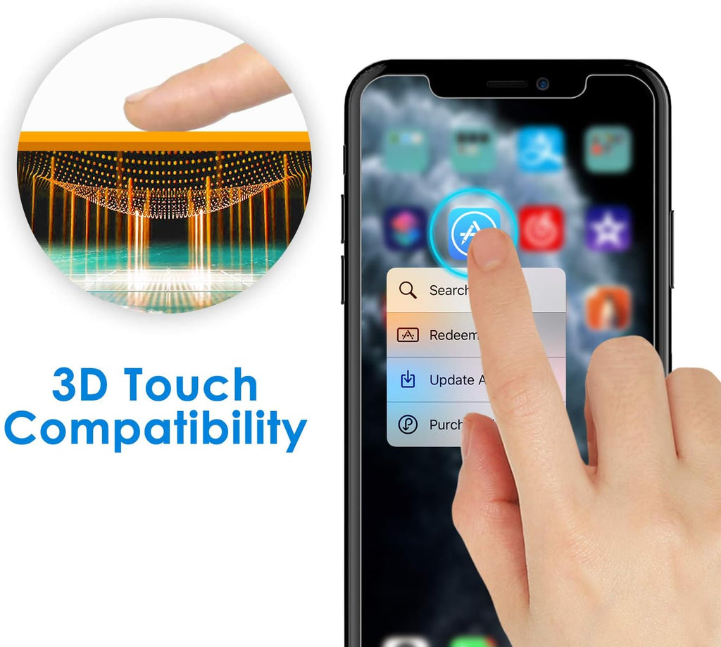 2x iPhone XS Glass Screen Protector