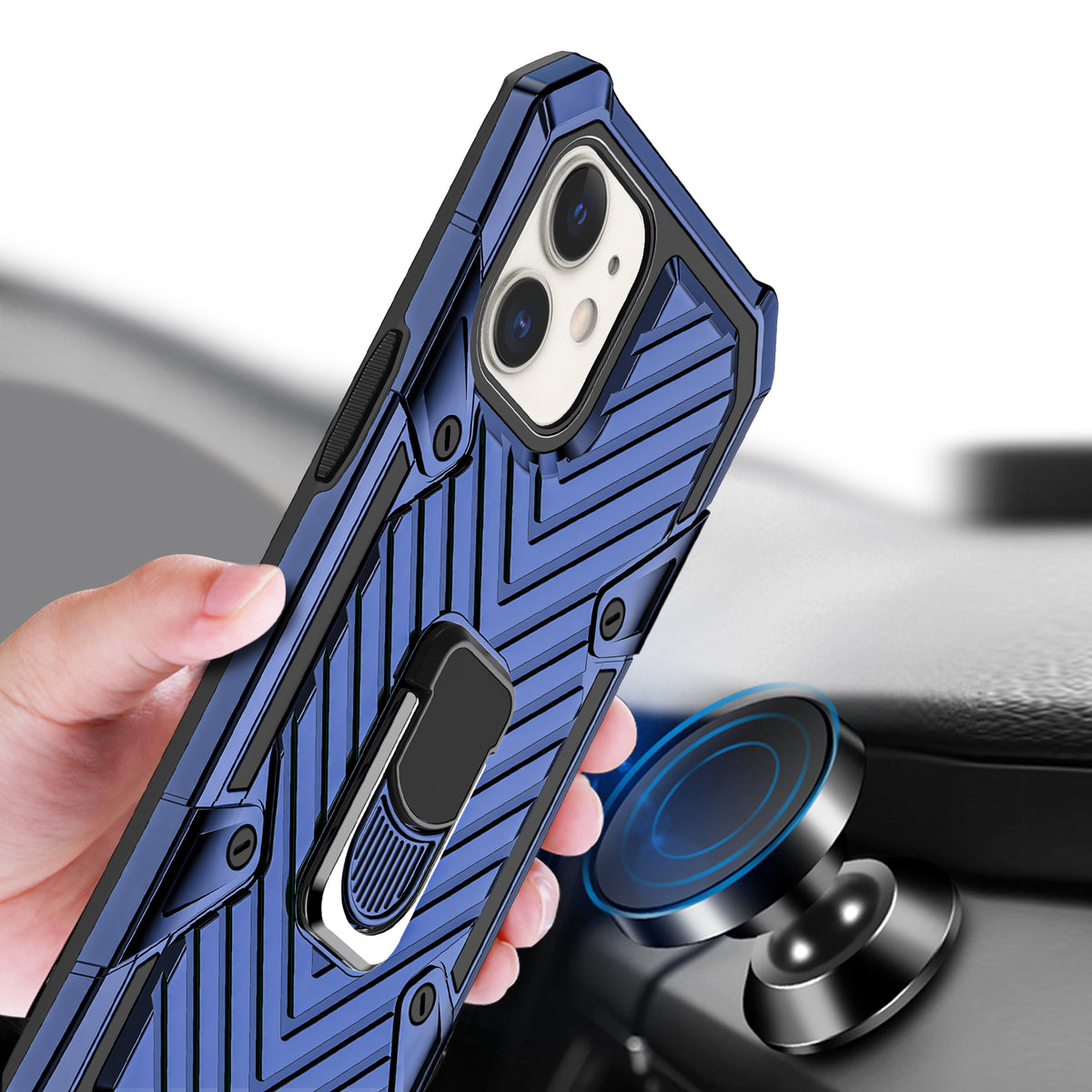 iPhone 12 Mini Rugged Tough Case Shockproof Hybrid Cover BLUE