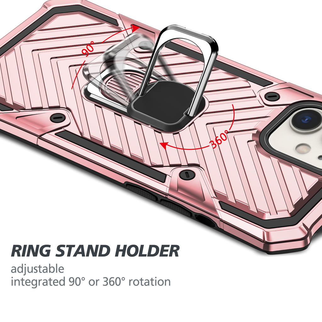 iPhone 12 Mini Rugged Tough Case Shockproof Hybrid Cover PINK