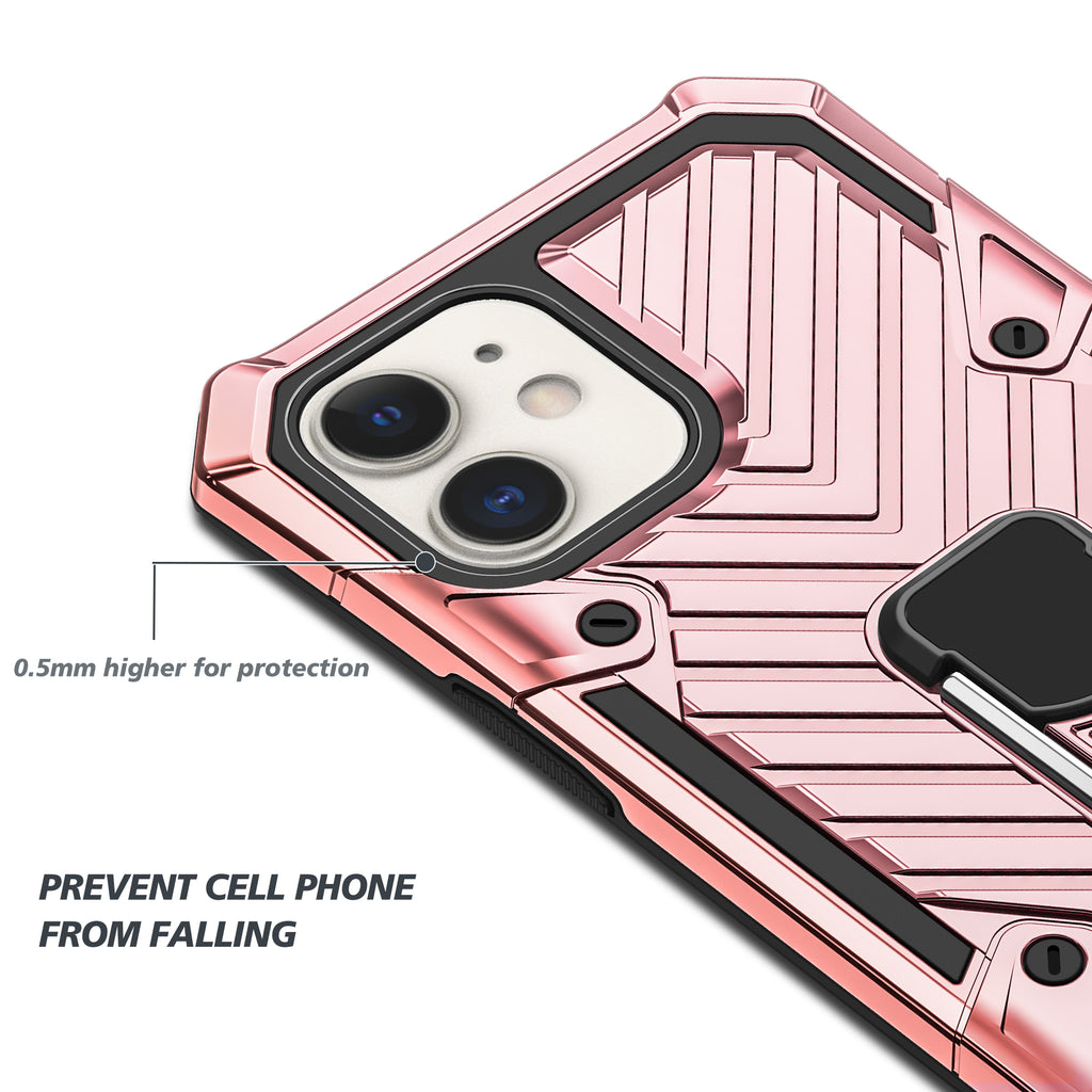 iPhone 12 Mini Rugged Tough Case Shockproof Hybrid Cover PINK