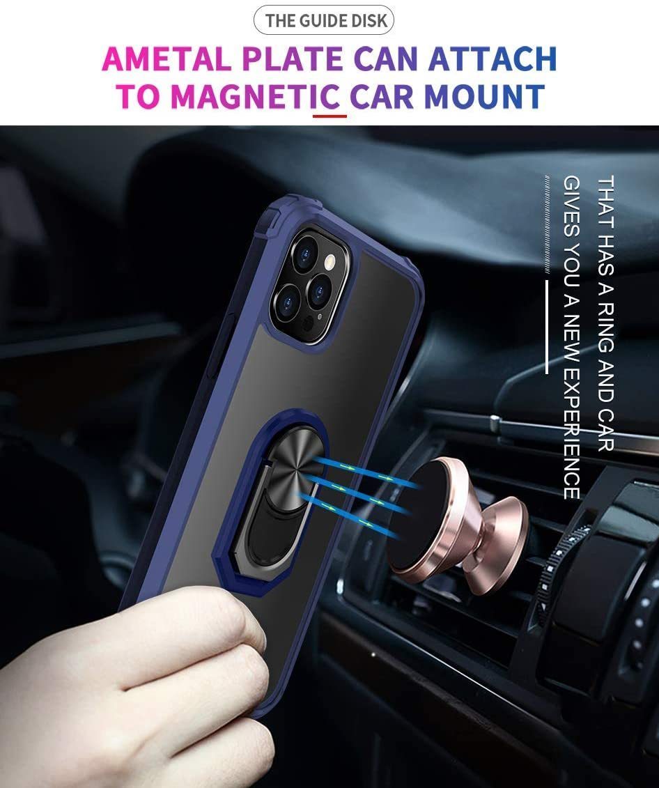 iPhone 12 Pro Max Rugged Tough Case Shockproof Hybrid Cover BLUE
