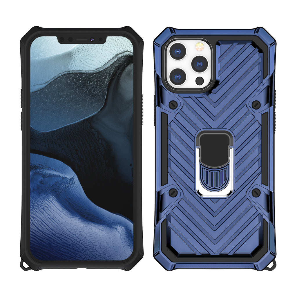 iPhone 13 Pro Max Rugged Tough Case Shockproof Hybrid Cover BLUE