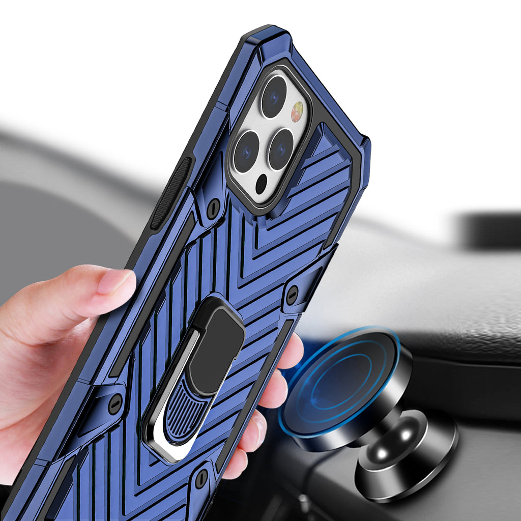 iPhone 13 Pro Max Rugged Tough Case Shockproof Hybrid Cover BLUE