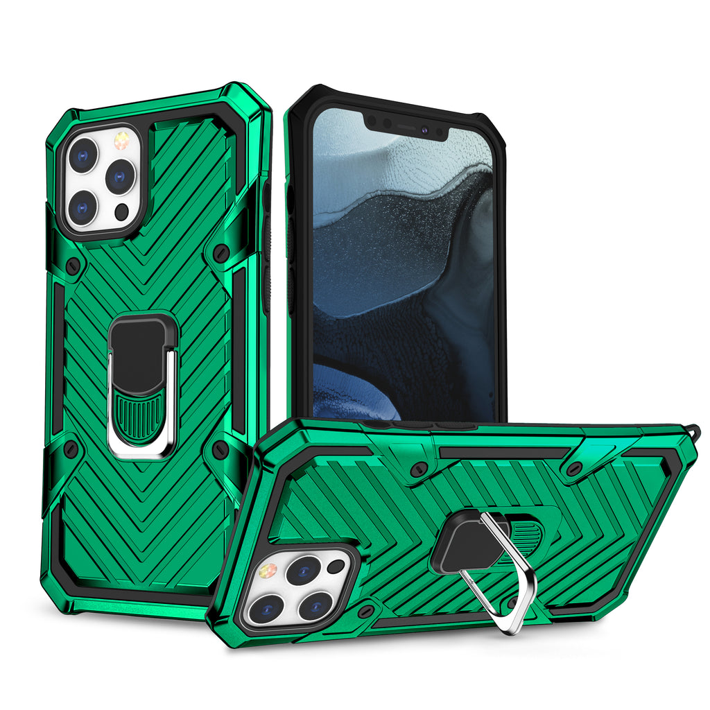 iPhone 12 Pro Max Rugged Tough Case Shockproof Hybrid Cover DARK GREEN