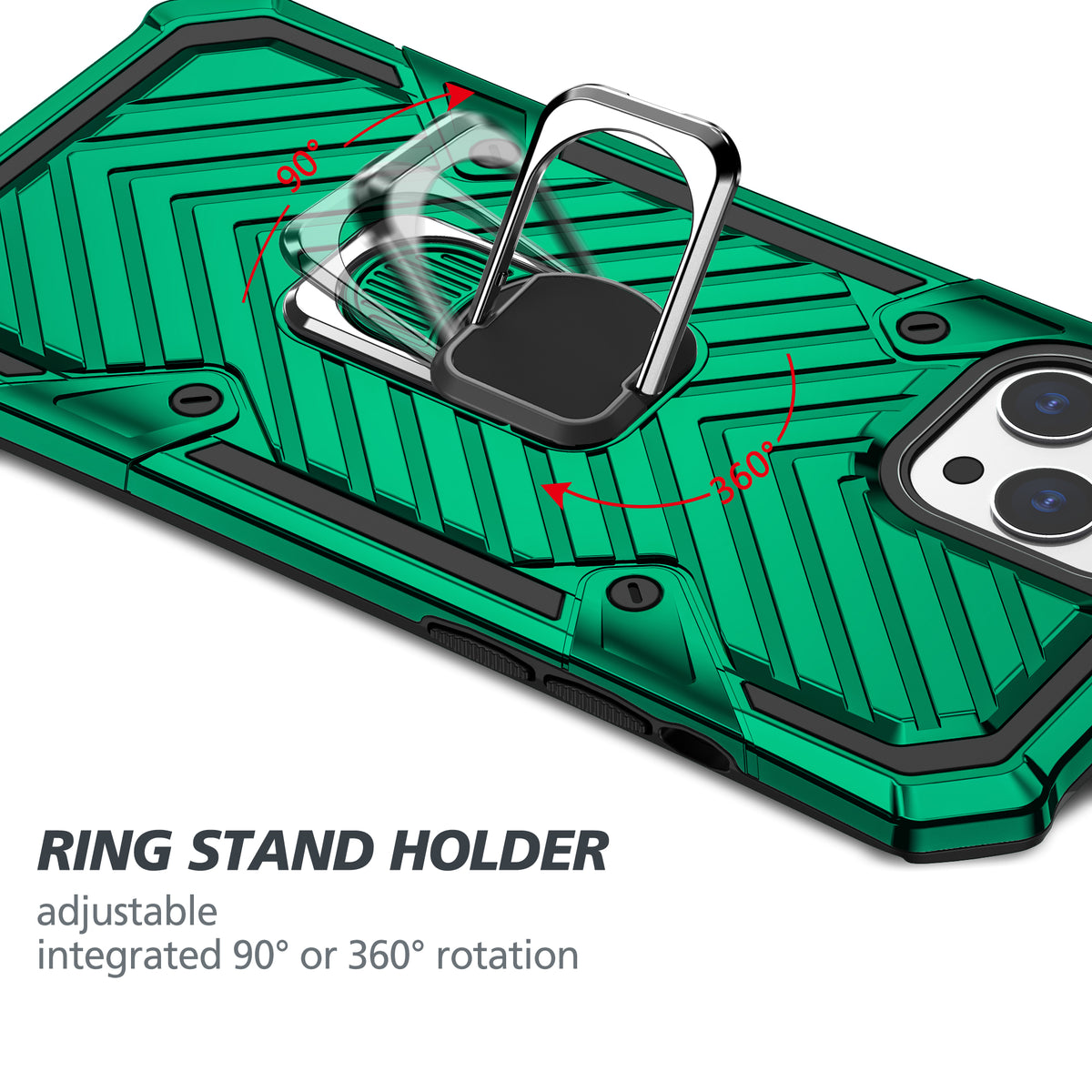 iPhone 12 Pro Max Rugged Tough Case Shockproof Hybrid Cover DARK GREEN
