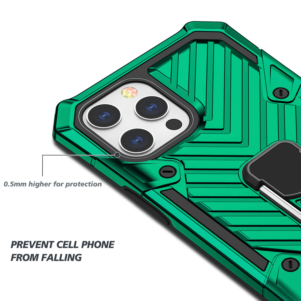 iPhone 12 Pro Max Rugged Tough Case Shockproof Hybrid Cover DARK GREEN