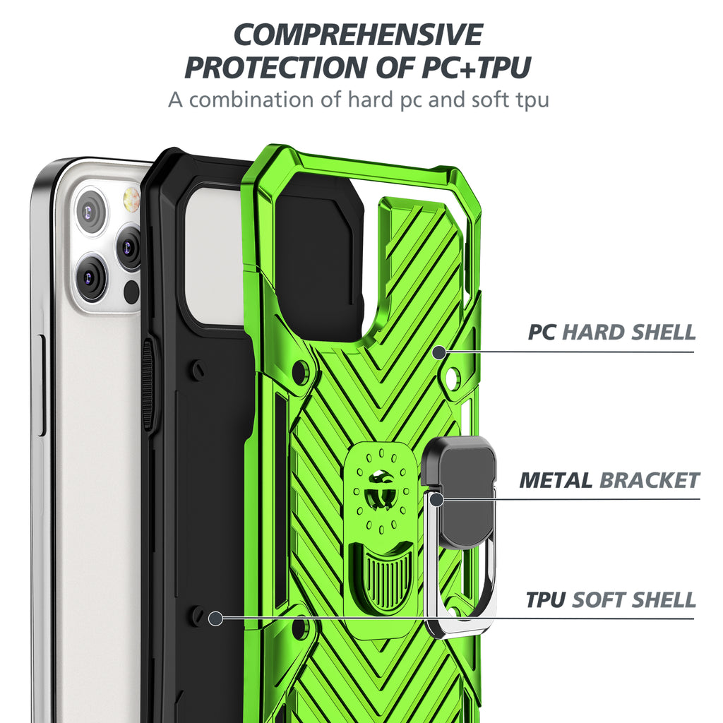iPhone 13 Pro Max Rugged Tough Case Shockproof Hybrid Cover LIGHT GREEN