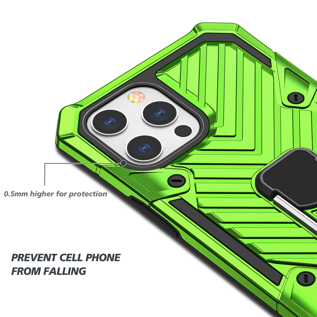 iPhone 13 Pro Max Rugged Tough Case Shockproof Hybrid Cover LIGHT GREEN