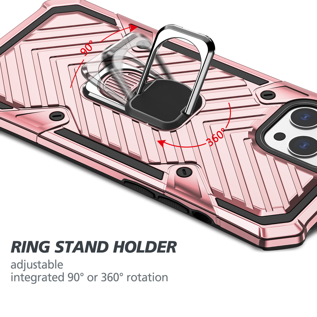 iPhone 13 Pro Max Rugged Tough Case Shockproof Hybrid Cover PINK