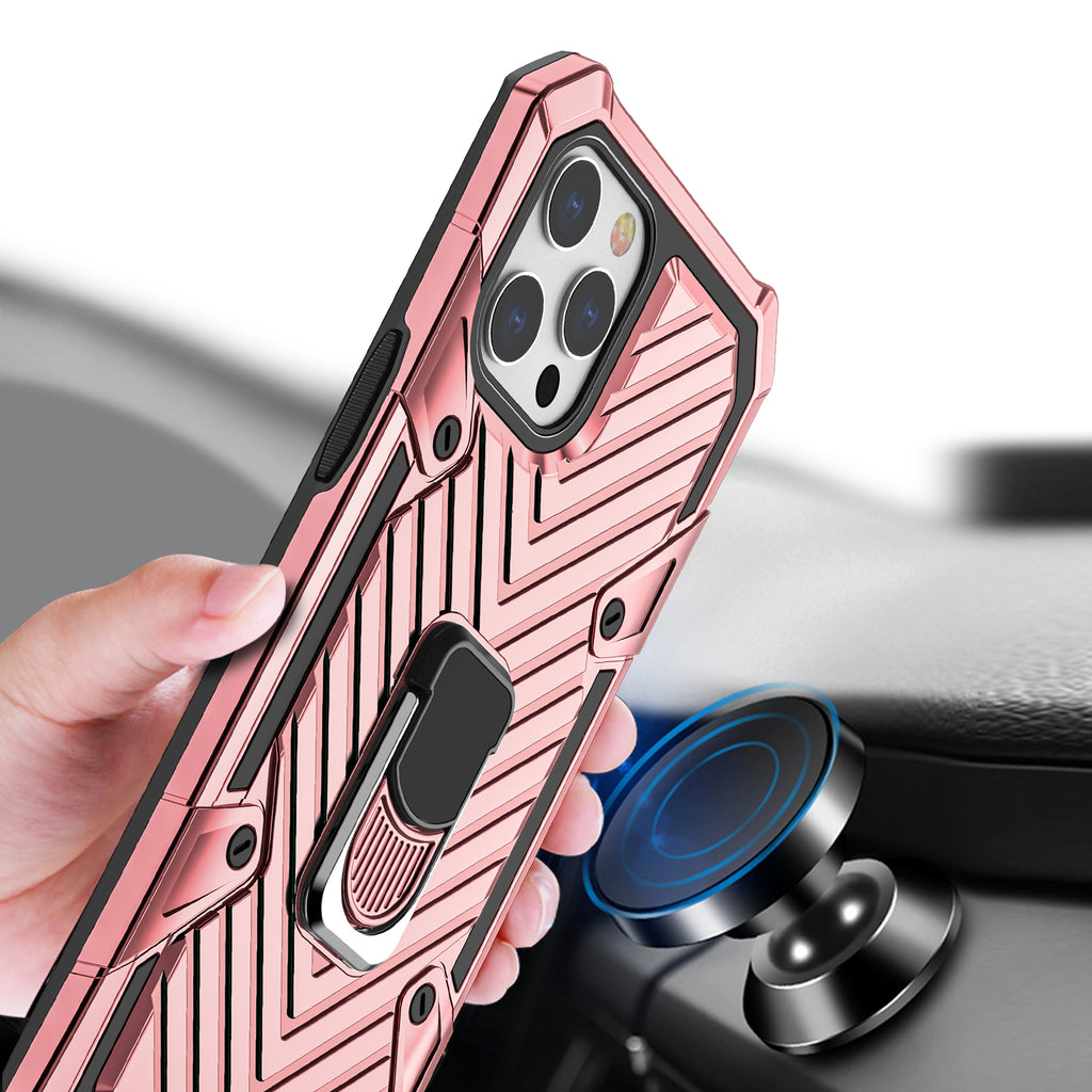 iPhone 13 Pro Max Rugged Tough Case Shockproof Hybrid Cover PINK