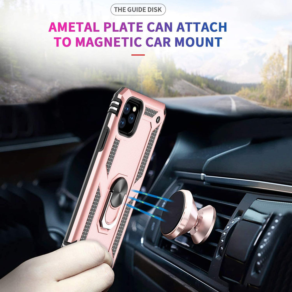 iPhone 12 Pro Rugged Tough Case Shockproof Hybrid Cover PINK
