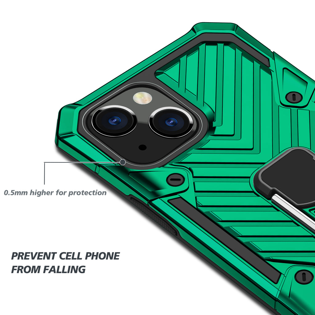 iPhone 13 Mini Rugged Tough Case Shockproof Hybrid Cover DARK GREEN