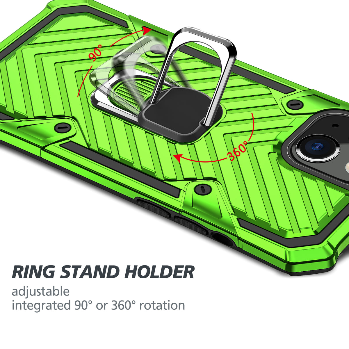 iPhone 13 Mini Rugged Tough Case Shockproof Hybrid Cover LIGHT GREEN