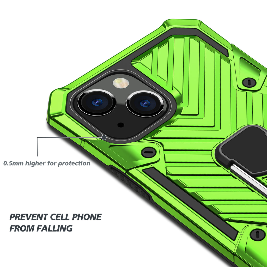 iPhone 13 Mini Rugged Tough Case Shockproof Hybrid Cover LIGHT GREEN