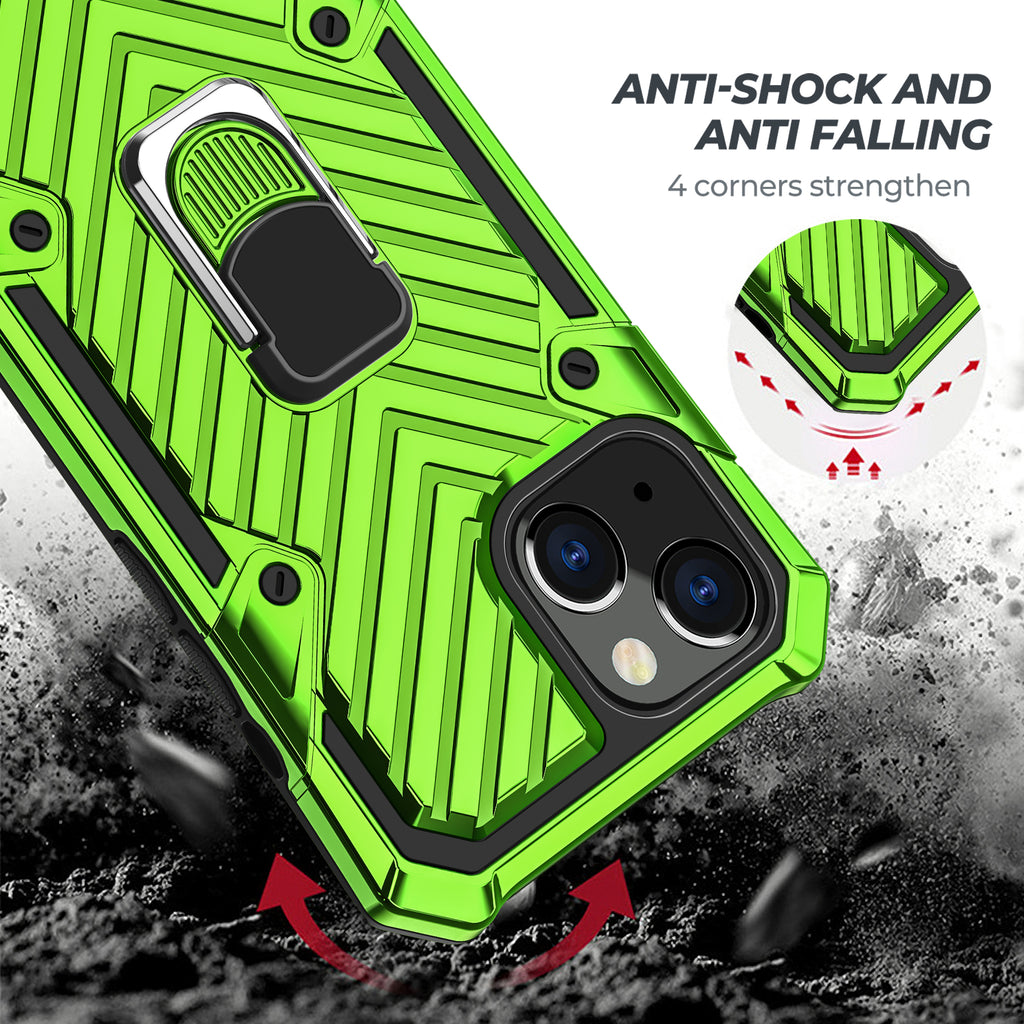 iPhone 13 Mini Rugged Tough Case Shockproof Hybrid Cover LIGHT GREEN