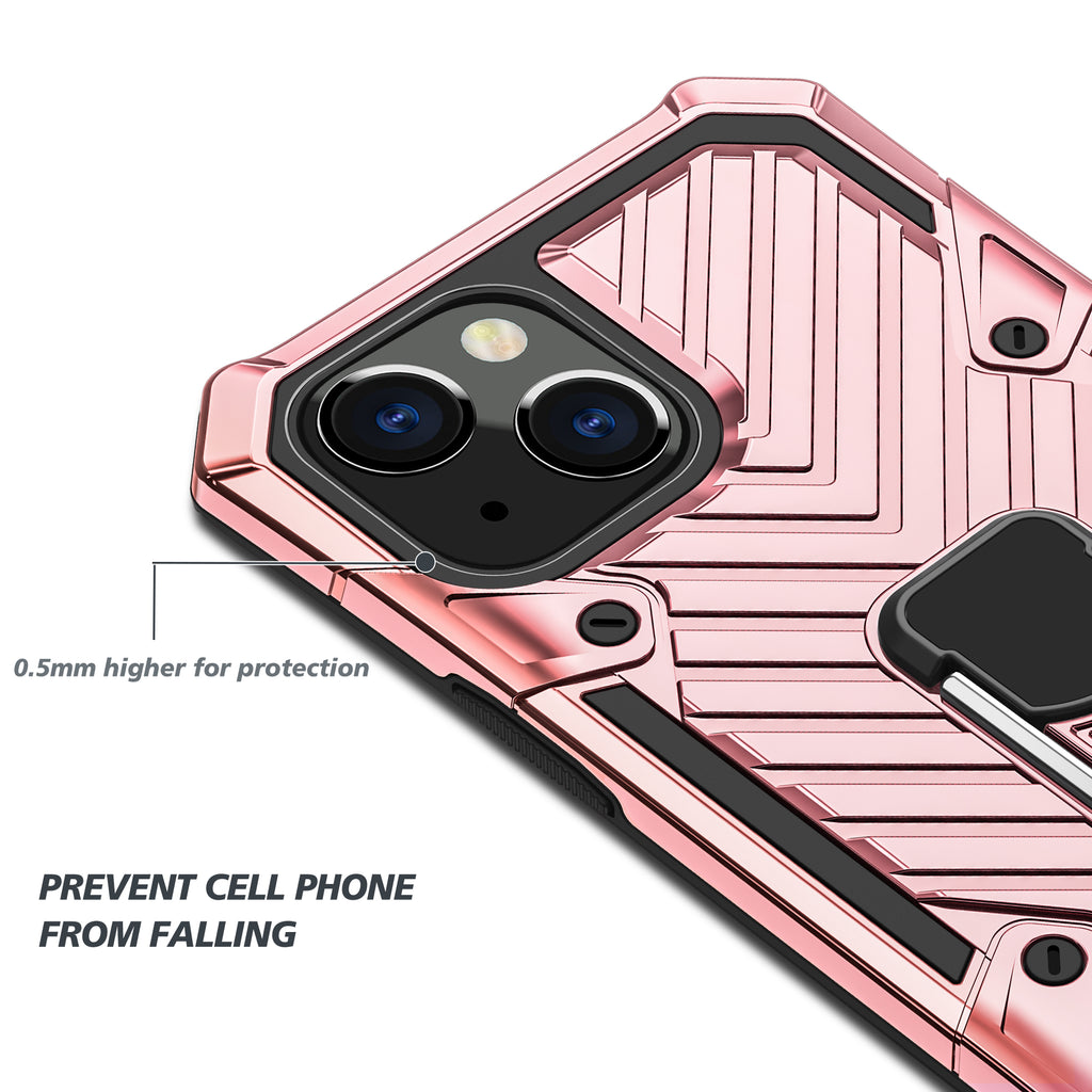 iPhone 13 Mini Rugged Tough Case Shockproof Hybrid Cover PINK
