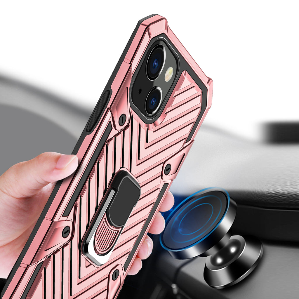 iPhone 13 Mini Rugged Tough Case Shockproof Hybrid Cover PINK