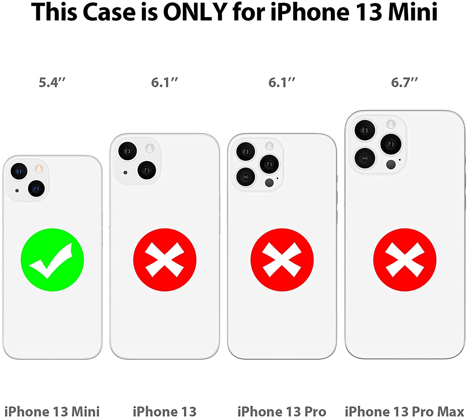 2PCS Screen Protector for iPhone 13 Mini