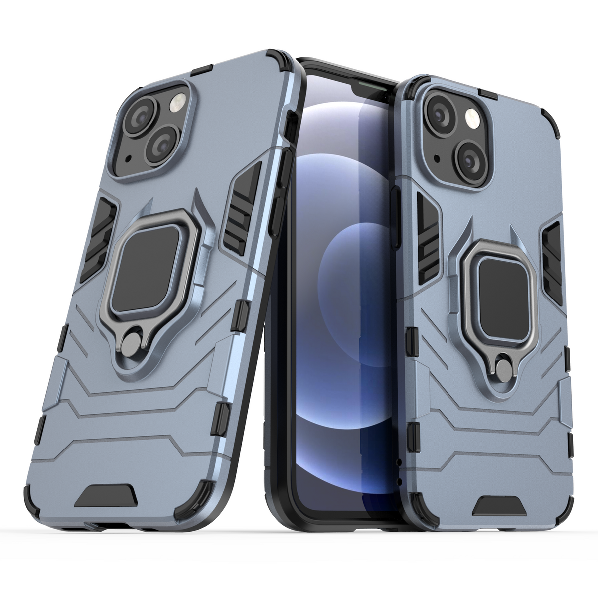 iPhone 13 Mini Rugged Tough Case Shockproof Hybrid Cover BLUE