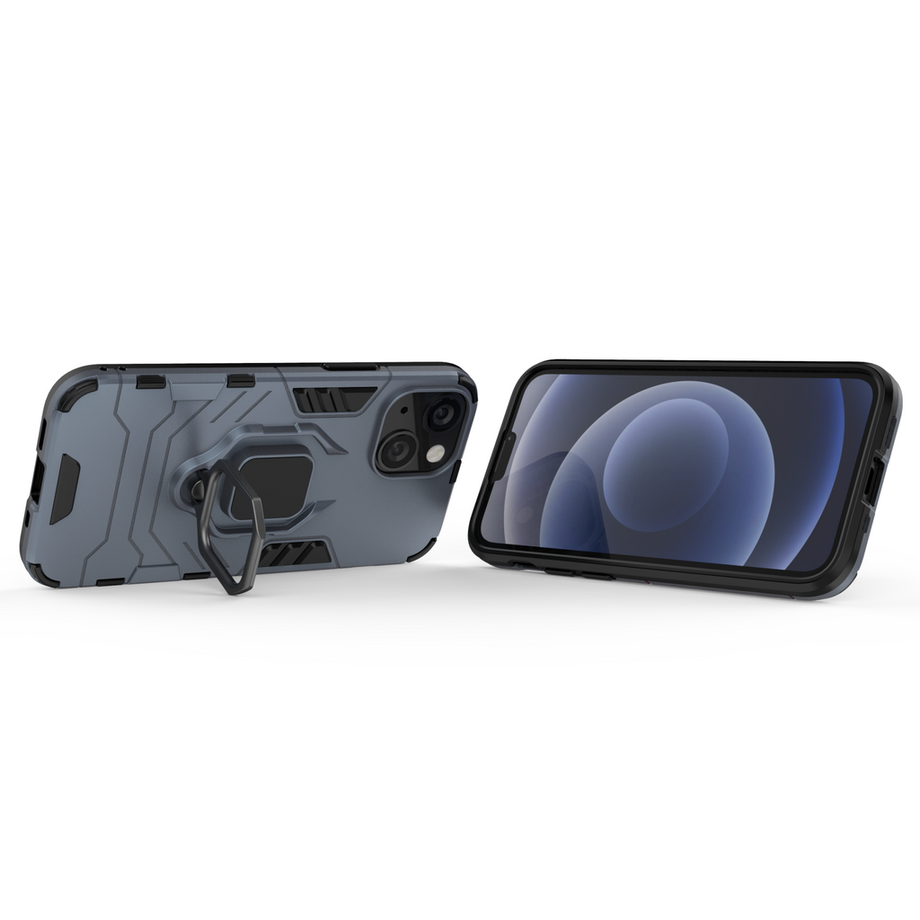 iPhone 13 Mini Rugged Tough Case Shockproof Hybrid Cover BLUE