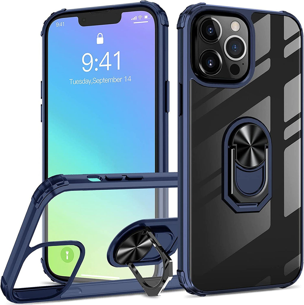 iPhone 14 Pro Rugged Tough Case Shockproof Hybrid Cover BLUE