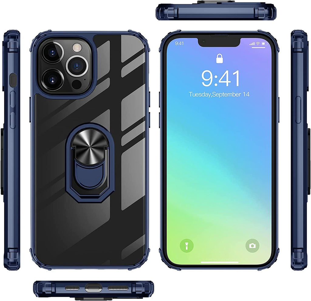 iPhone 14 Pro Max Rugged Tough Case Shockproof Hybrid Cover BLUE