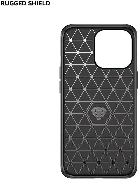 iPhone 15 Pro Slim Fit Case Tough Gel TPU Rubber Cover BLACK