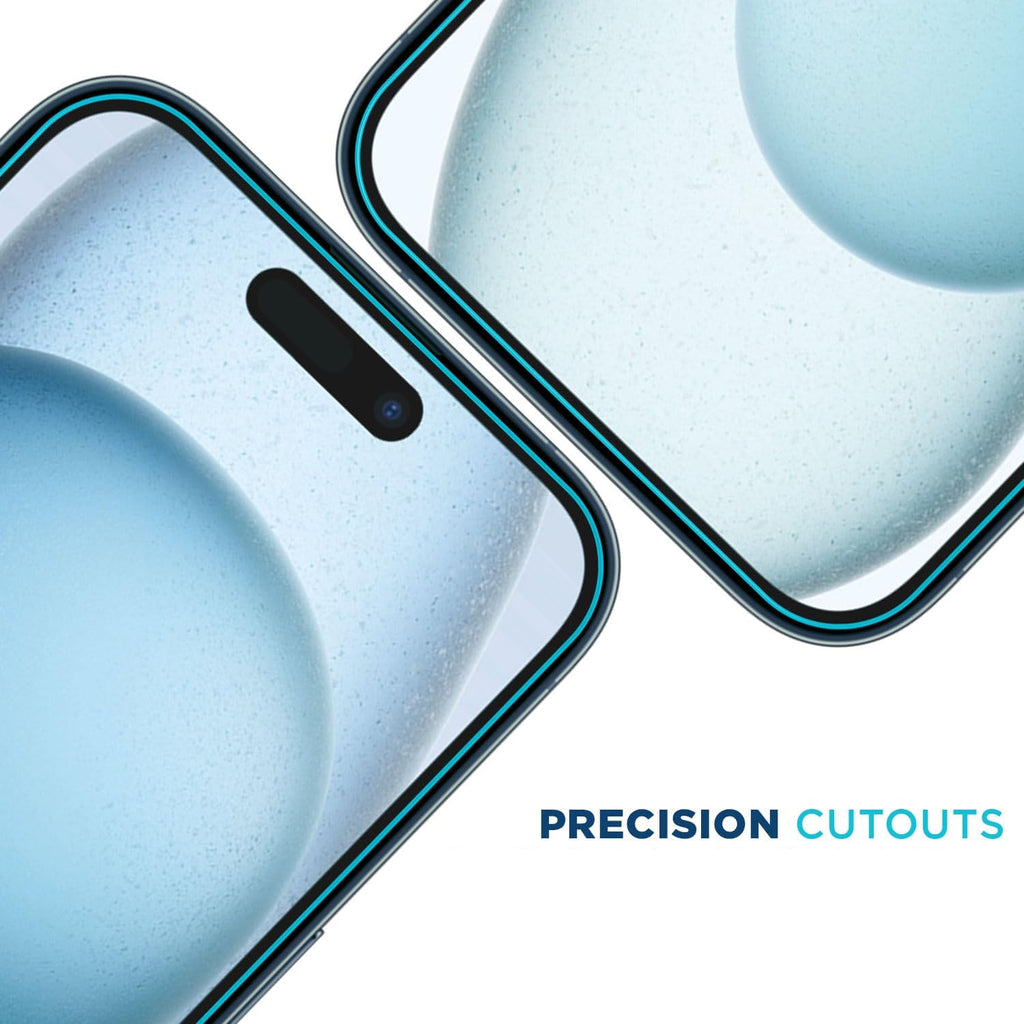 2X Glass Screen Protector for iPhone 15