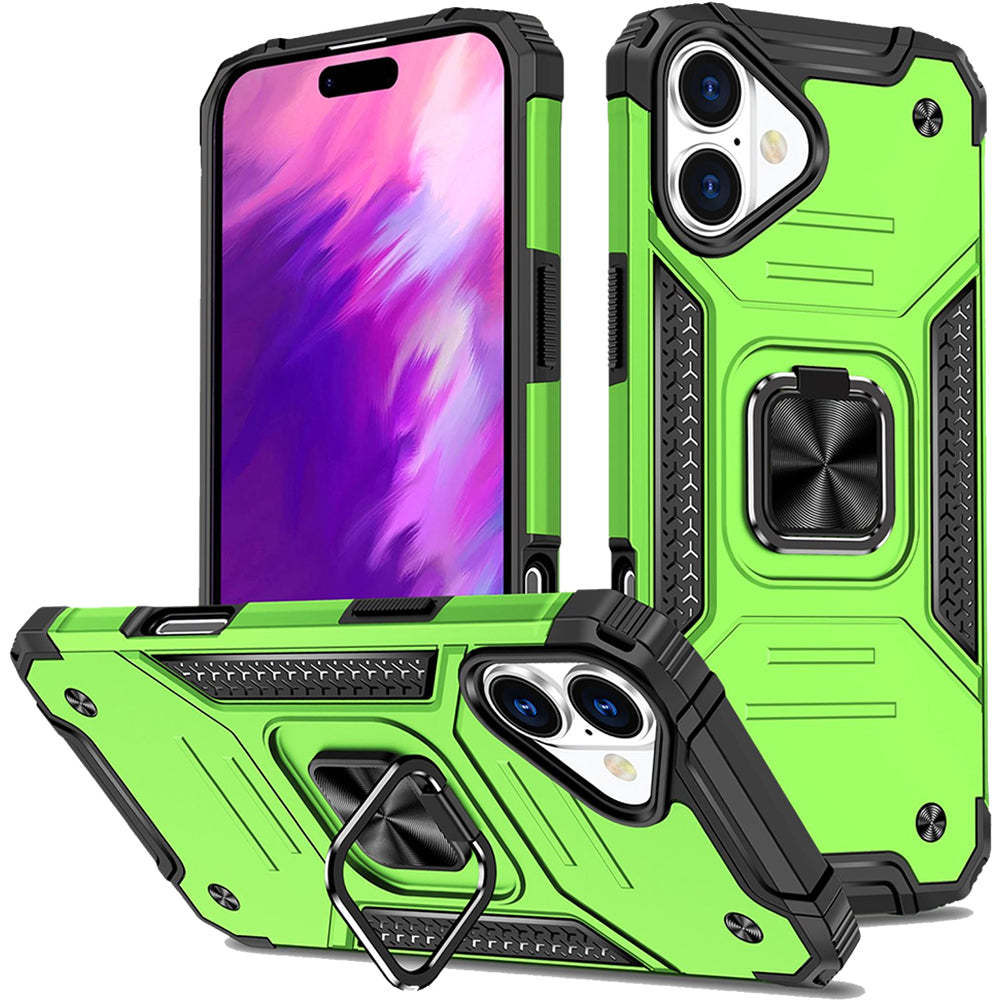 iPhone 16 Plus Rugged Tough Case Shockproof Hybrid Cover LIGHT GREEN