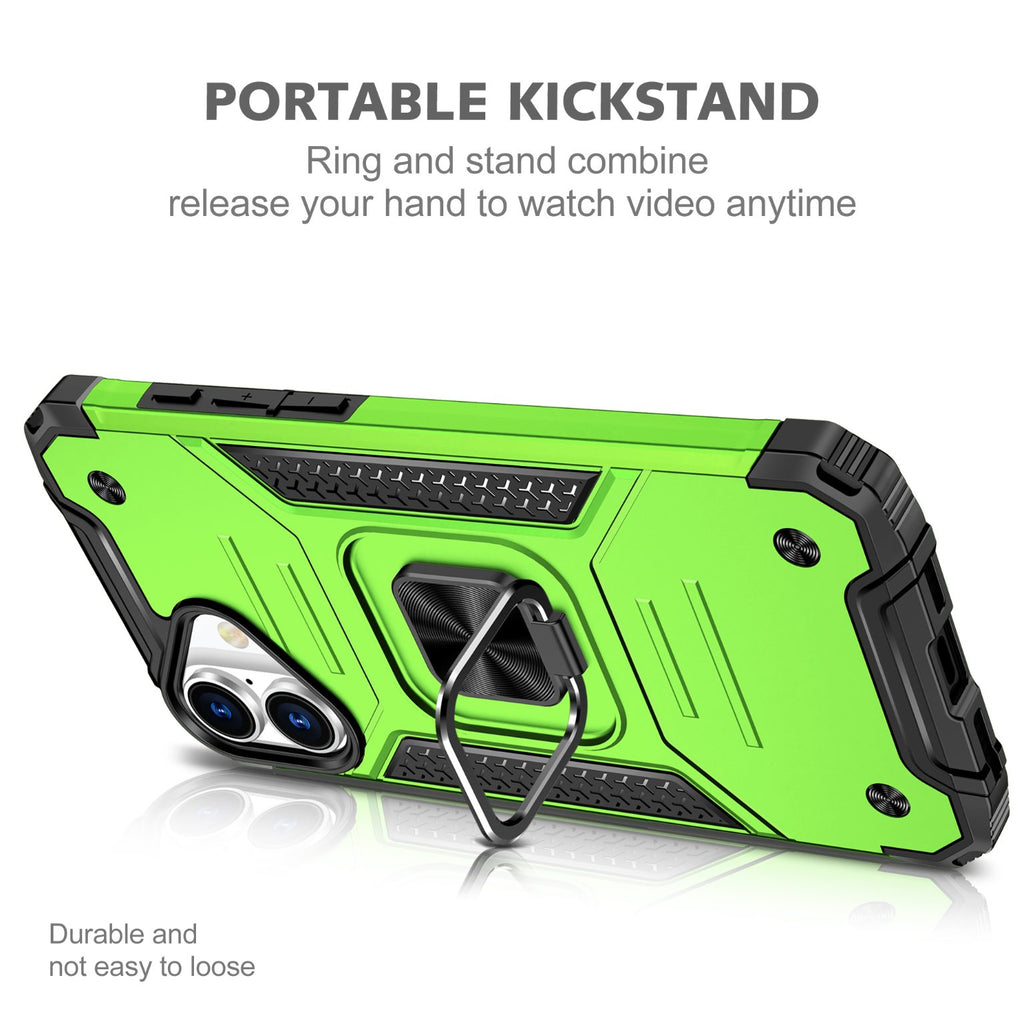 iPhone 16 Plus Rugged Tough Case Shockproof Hybrid Cover LIGHT GREEN