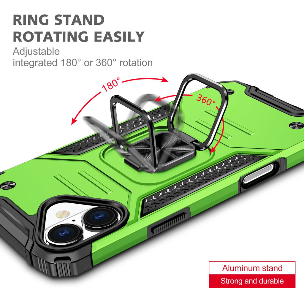 iPhone 16 Plus Rugged Tough Case Shockproof Hybrid Cover LIGHT GREEN