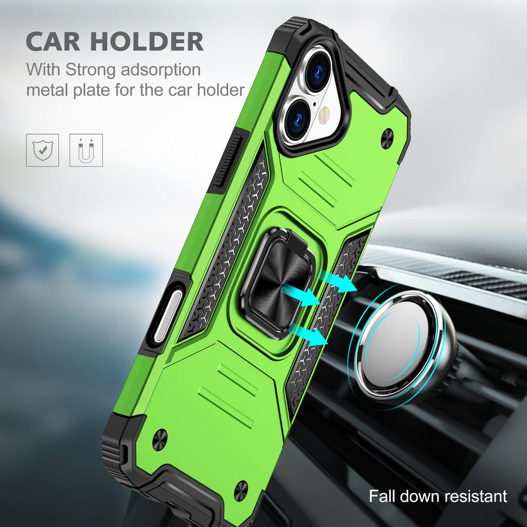 iPhone 16 Plus Rugged Tough Case Shockproof Hybrid Cover LIGHT GREEN