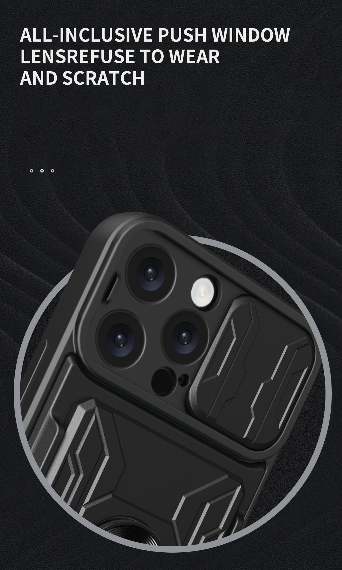 iPhone 16 Pro Max Rugged Shockproof Case Kickstand Card Cover GREY