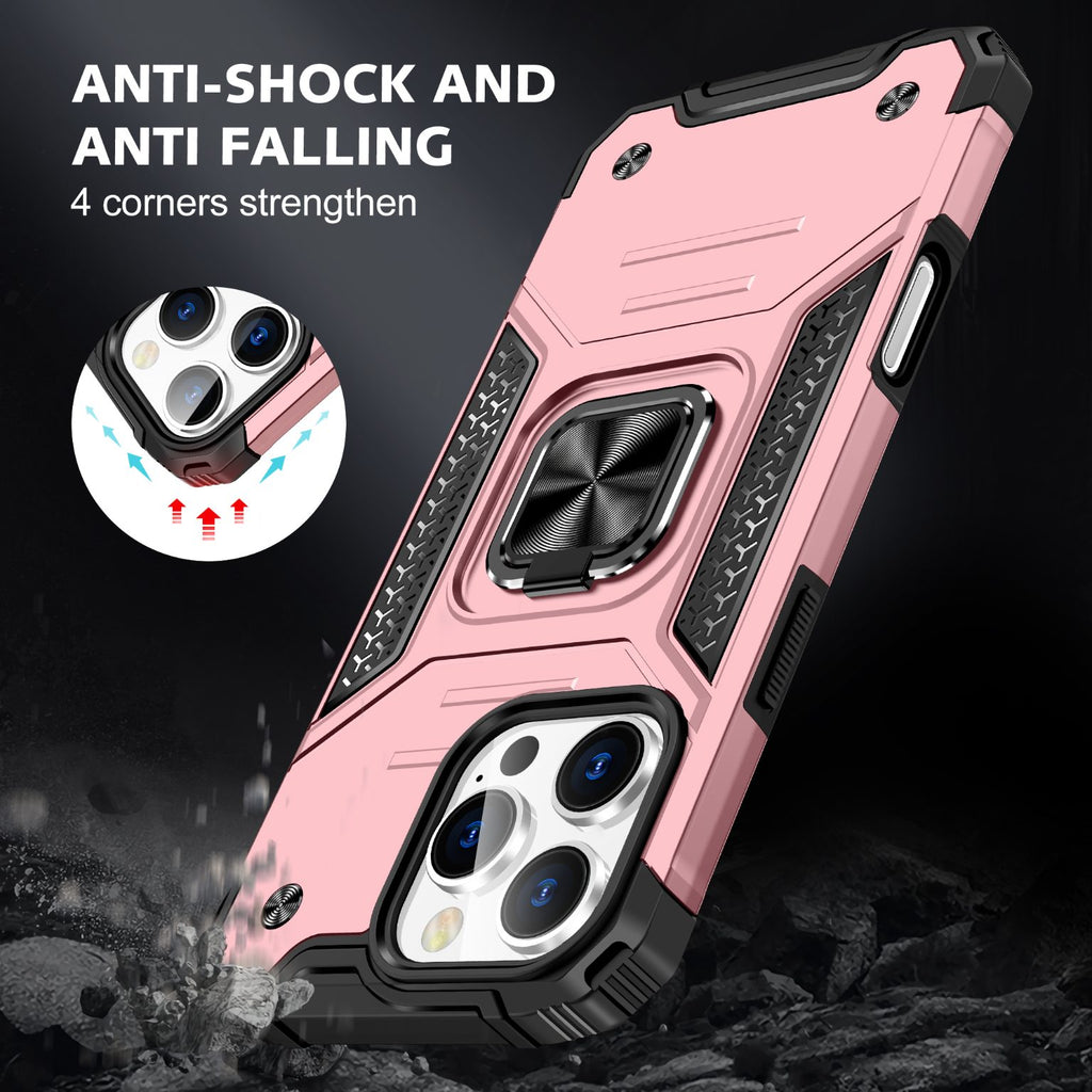 iPhone 16 Pro Max Rugged Tough Case Shockproof Hybrid Cover PINK