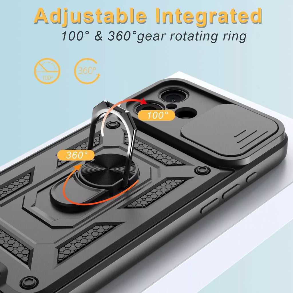 iPhone 16 Plus Tough Case Shockproof Kickstand Cover BLUE