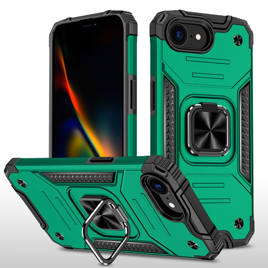 iPhone 16e Rugged Tough Case Shockproof Hybrid Cover DARK GREEN