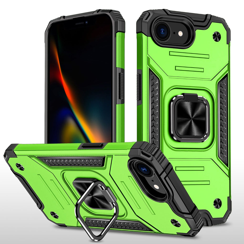 iPhone 16e Rugged Tough Case Shockproof Hybrid Cover L GREEN
