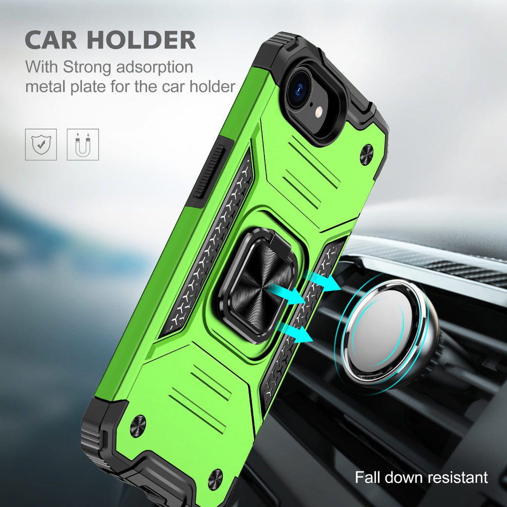 iPhone 16e Rugged Tough Case Shockproof Hybrid Cover L GREEN
