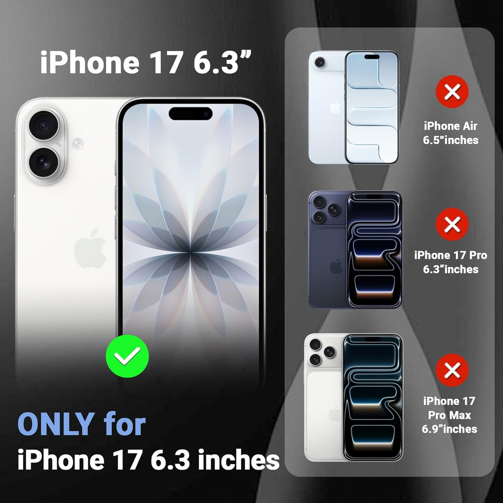2X Glass Screen Protector for iPhone 17