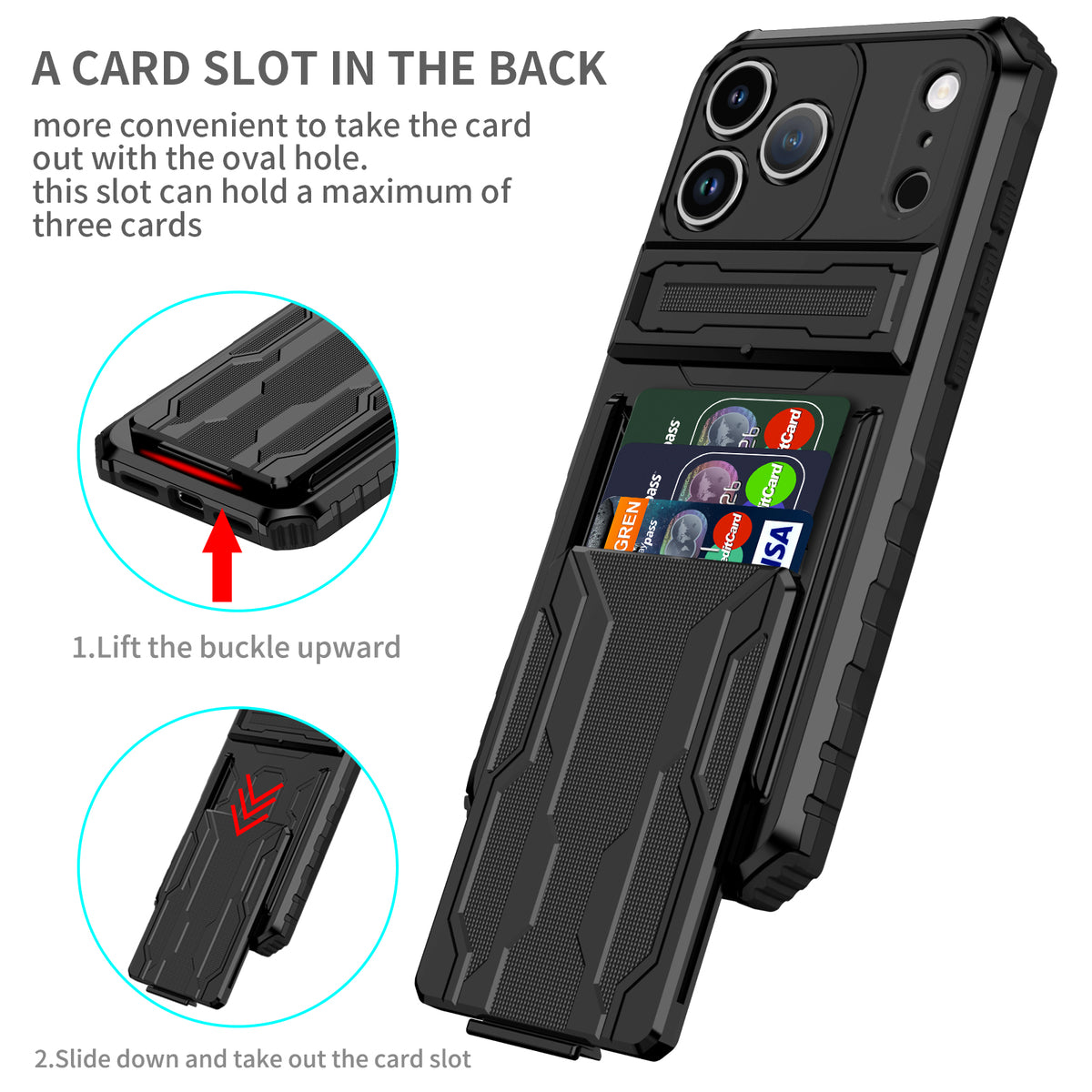 Armor Case for iPhone 18 Pro (Black)