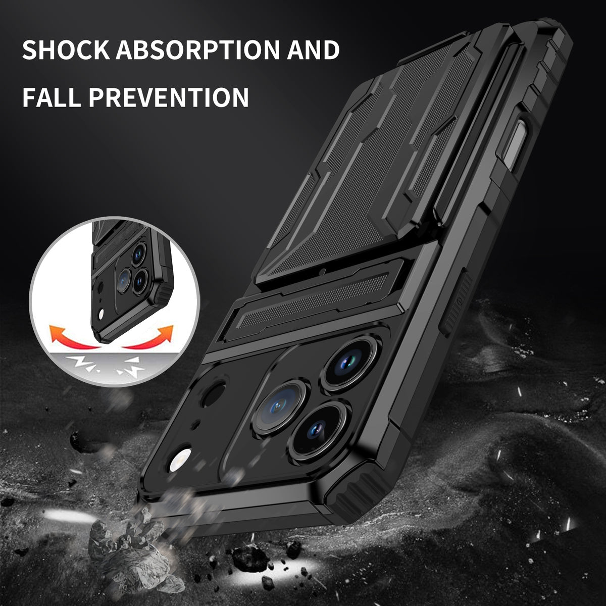 Armor Case for iPhone 18 Pro (Black)