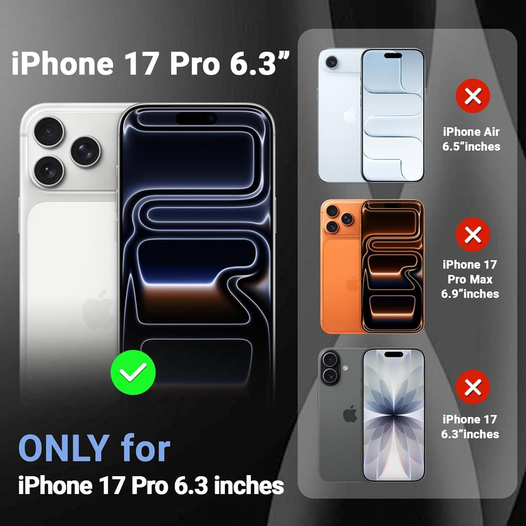 iPhone 17 Pro Magnetic Kickstand Case with Camera Slide Cover ORANGE