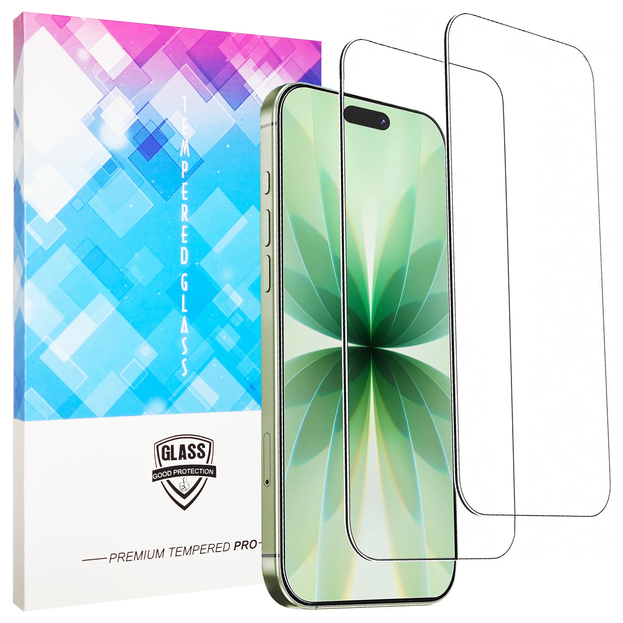 2X Glass Screen Protector for iPhone 17