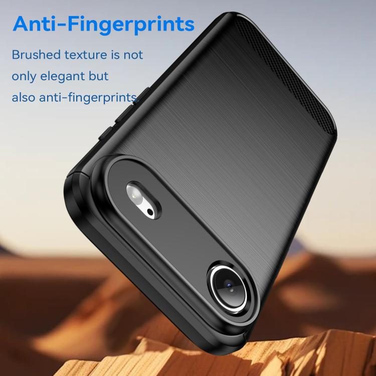 iPhone Air Slim Fit Case Tough Gel TPU Rubber Cover BLACK