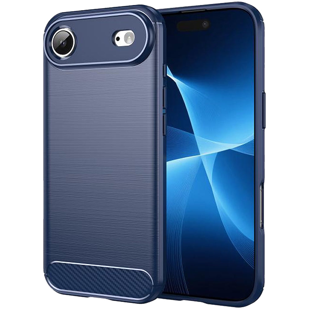 iPhone Air Slim Fit Case Tough Gel TPU Rubber Cover BLUE