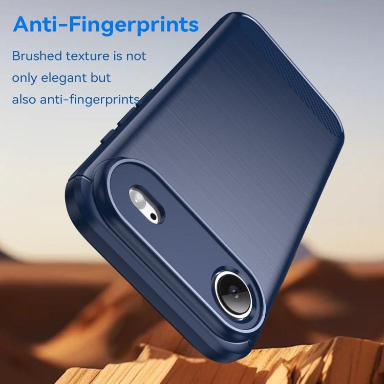 iPhone Air Slim Fit Case Tough Gel TPU Rubber Cover BLUE