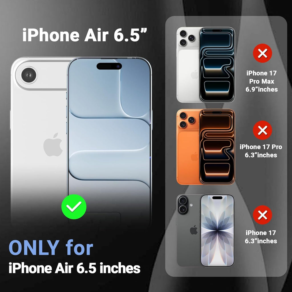 2X Glass Screen Protector for iPhone Air