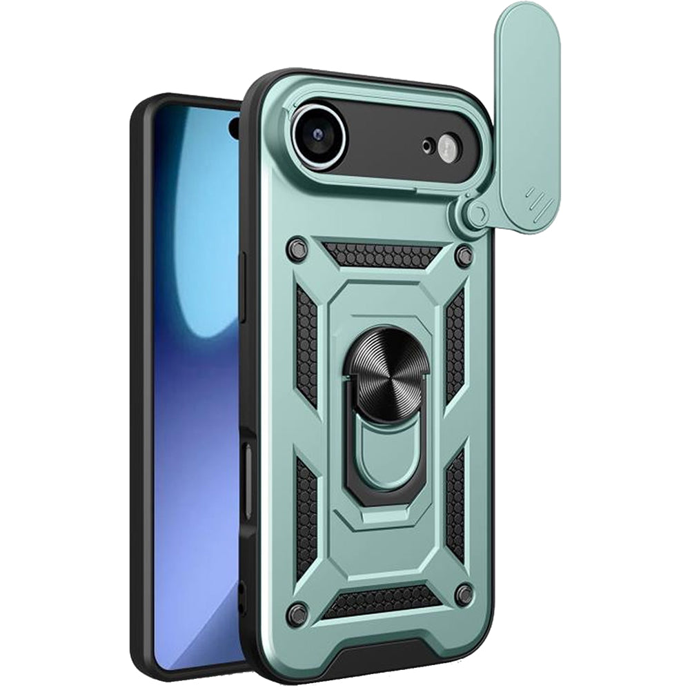 iPhone Air Tough Case Shockproof Kickstand Cover GREEN