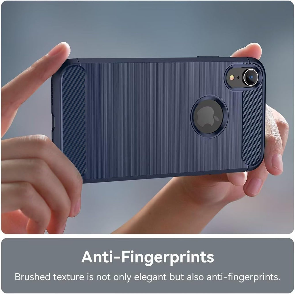 iPhone XR Slim Fit Case Tough Gel TPU Rubber Cover BLUE